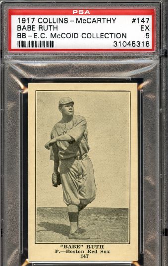 1917 E135 Collins-McCarthy also called Boston Store Rogers Hornsby, Card 80