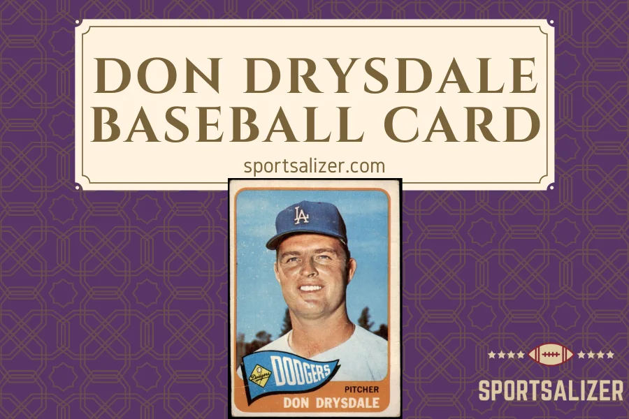 Don Drysdale Baseball Card