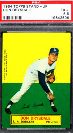 Stand-Ups Don Drysdale baseball card by Topps