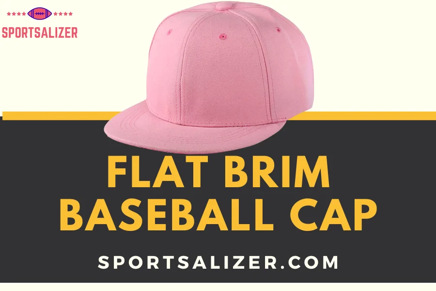 flat brim baseball cap