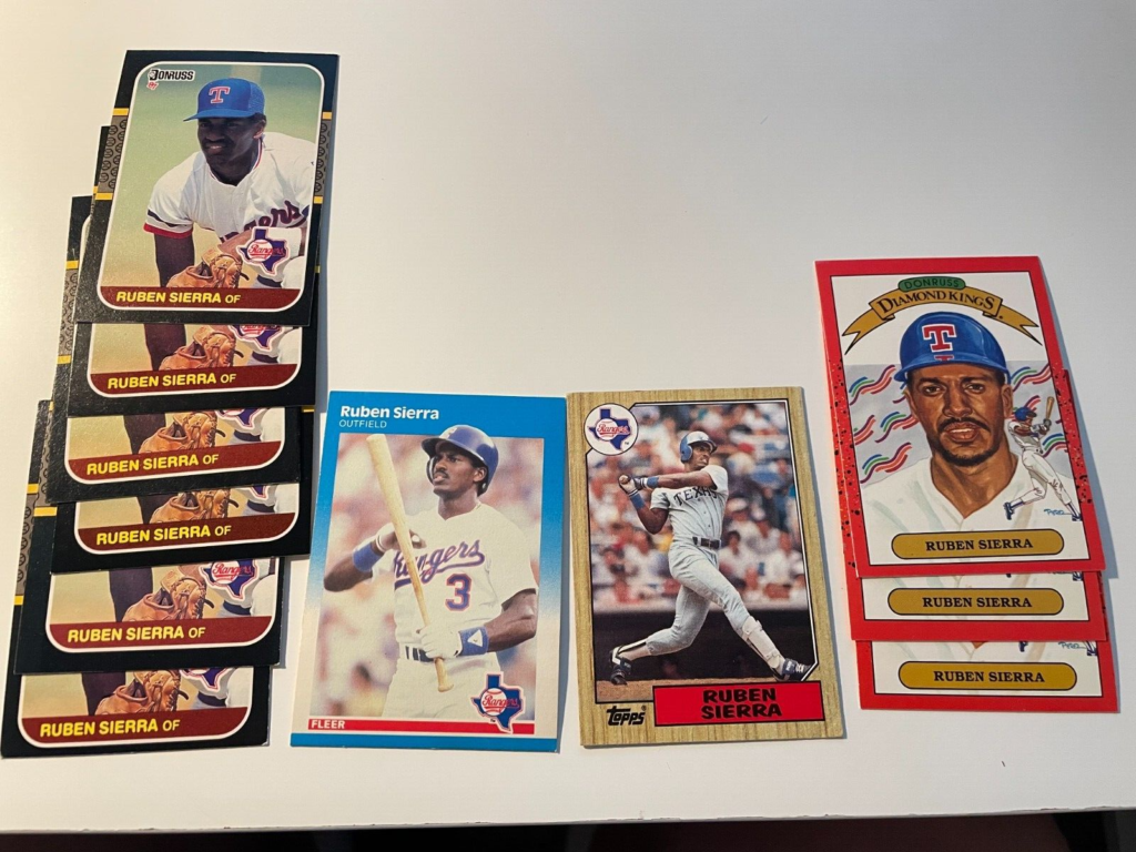 Noteworthy Ruben Sierra Baseball Cards 
