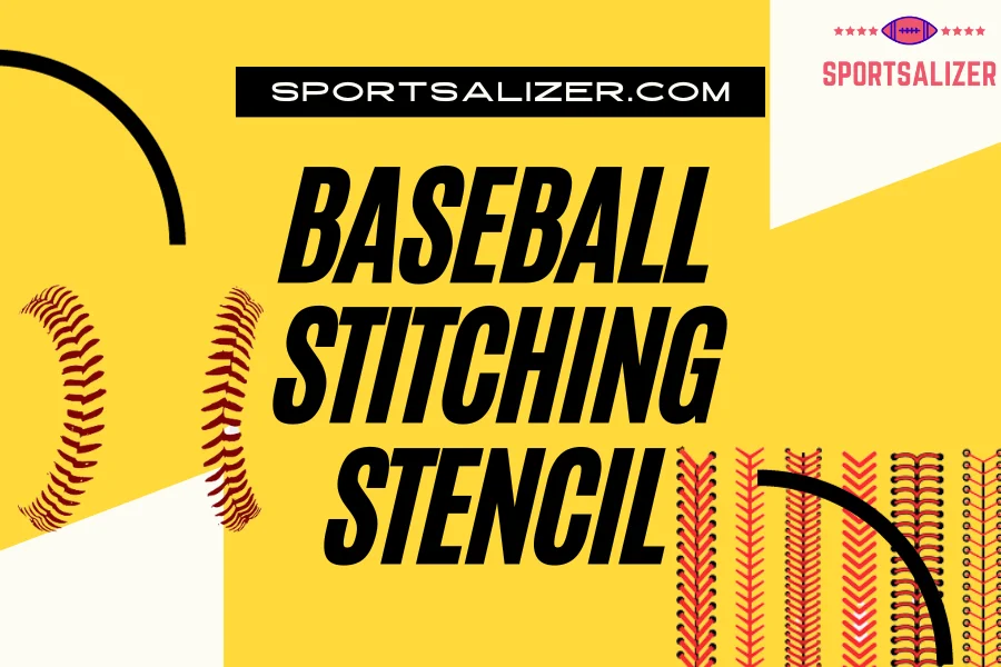 Baseball Stitching Stencil